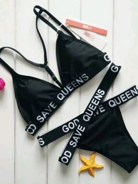 NWT God Save The Queen Swimsuit Bikini  👙